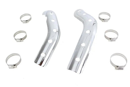 V-Twin XL Heat Shield Set with Chrome Finish for Harley Davidson XL Models - Part #75028A by V-Twin