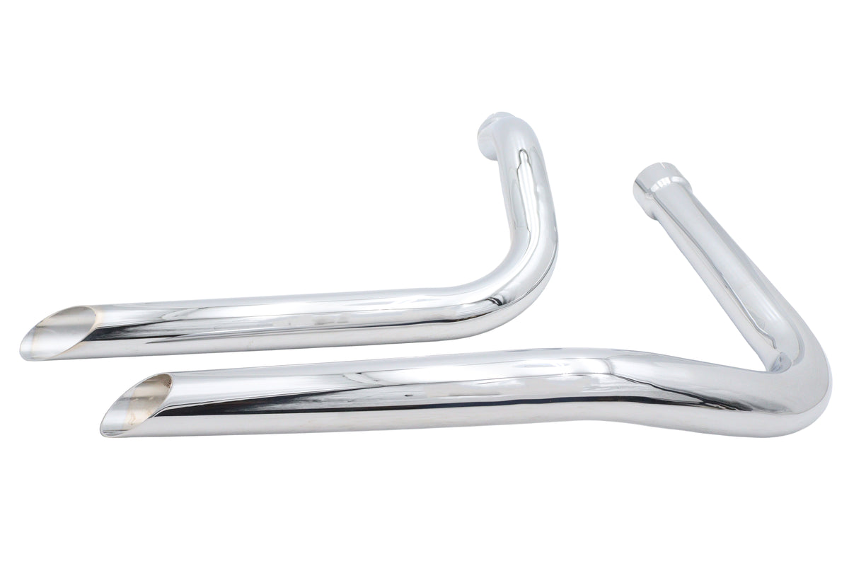 V-Twin 30-4018 Panhead Drag Pipe Set Chrome for 1948-1957 Harley-Davidson FL