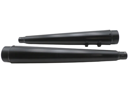 Ultima 4 Inch Megaphone Muffler Set for Harley Davidson FLT – Black