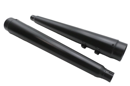 Ultima 4 Inch Megaphone Muffler Set for Harley Davidson FLT – Black