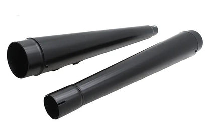 Ultima M8 Radium Megaphone Muffler Set Black for Harley Davidson FLT by Ultima
