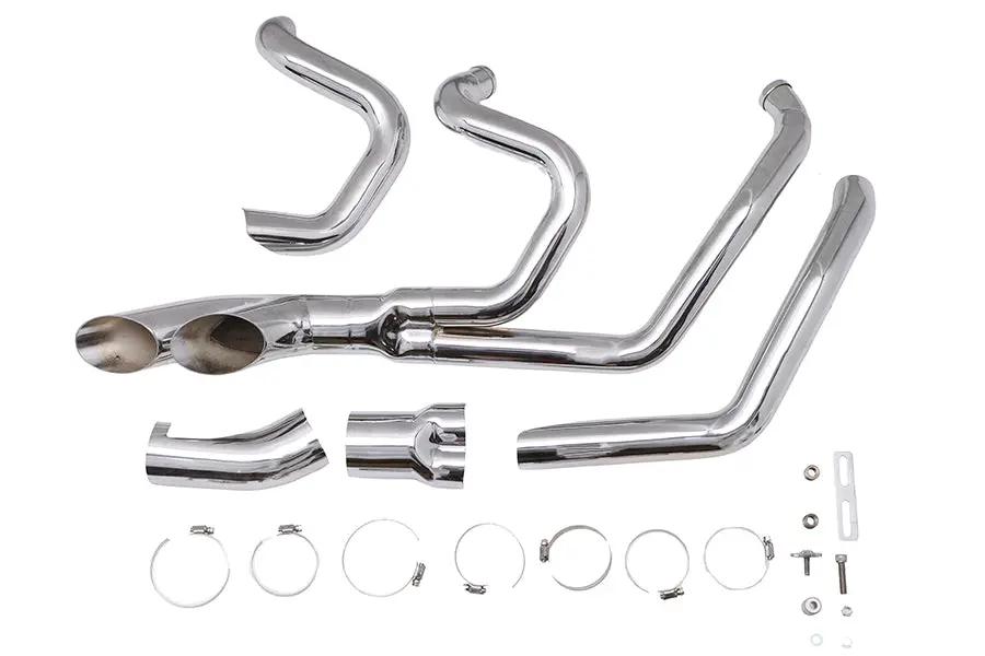 Wyatt Gatling Afterburner Exhaust System in Black for Harley Davidson FLST by Wyatt Gatling