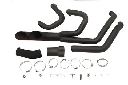 Wyatt Gatling Afterburner Exhaust System for Harley Davidson FXST – Black Finish by Wyatt Gatling