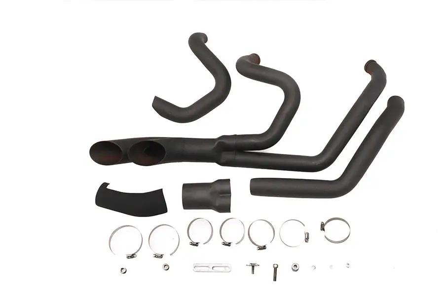 Wyatt Gatling Afterburner Exhaust System for Harley Davidson FXST – Black Finish by Wyatt Gatling