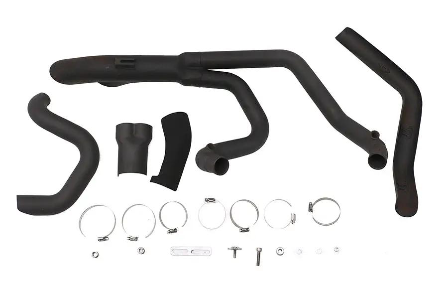 Wyatt Gatling Afterburner Exhaust System for Harley Davidson FXST – Black Finish by Wyatt Gatling
