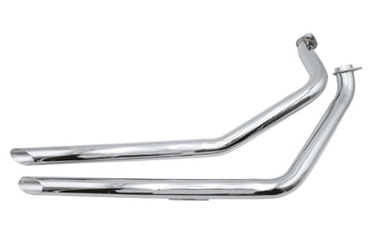 Ultima Shovelhead Drag Pipe Set Slash Cut for Harley Davidson FX and FL Models