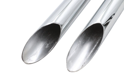 Ultima Shovelhead Drag Pipe Set Slash Cut for Harley Davidson FX and FL Models
