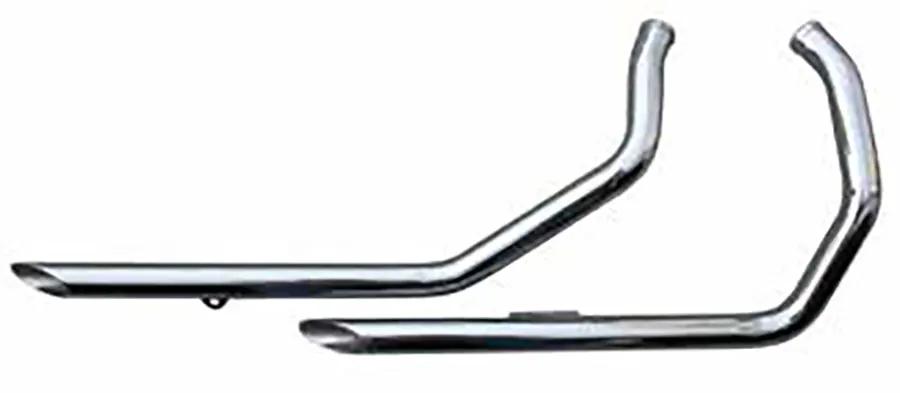 Ultima Exhaust 1-3/4 inch Drag Pipe Set with Slash Cut Ends for Harley Davidson XL by Ultima