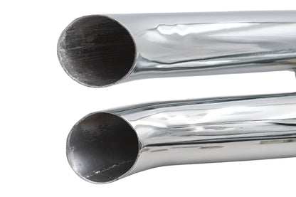 Ultima Big Growl Down N Outs Exhaust Pipe Set Chrome for Harley Davidson