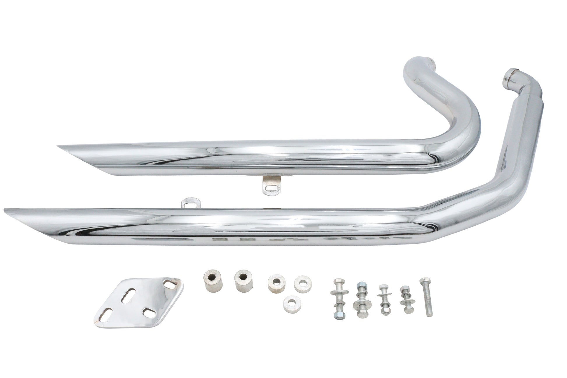 Ultima Big Growl Sharp Shooters Exhaust Pipe Set Chrome for Harley Davidson