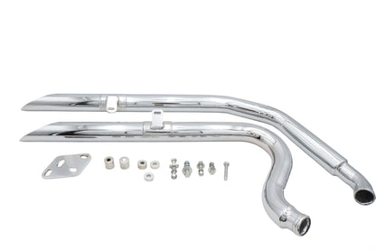 Ultima Big Growl Sharp Shooters Exhaust Pipe Set Chrome for Harley Davidson