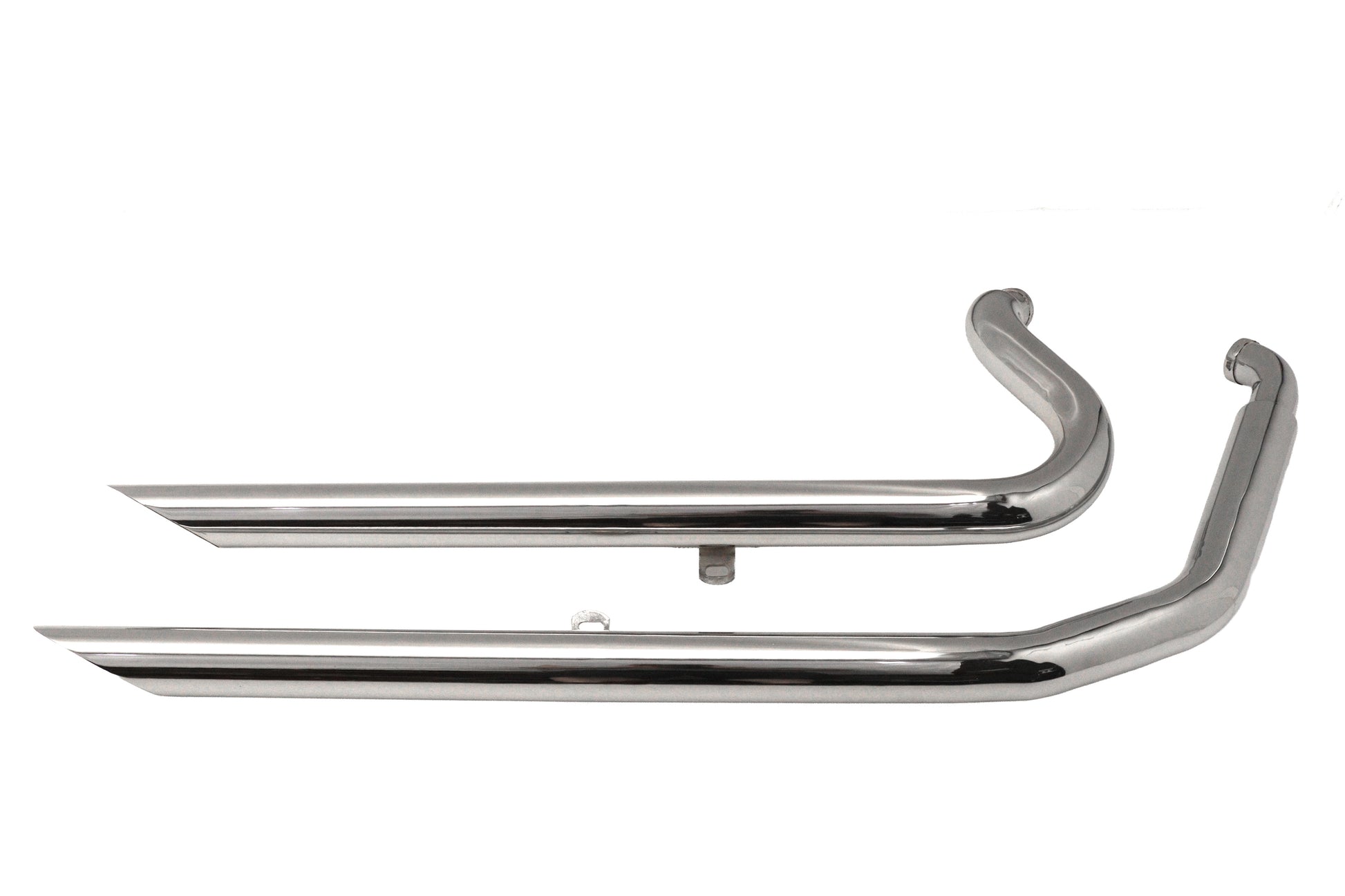 Ultima Big Growl Straight Shooters Exhaust Pipe Set Chrome for Harley Davidson