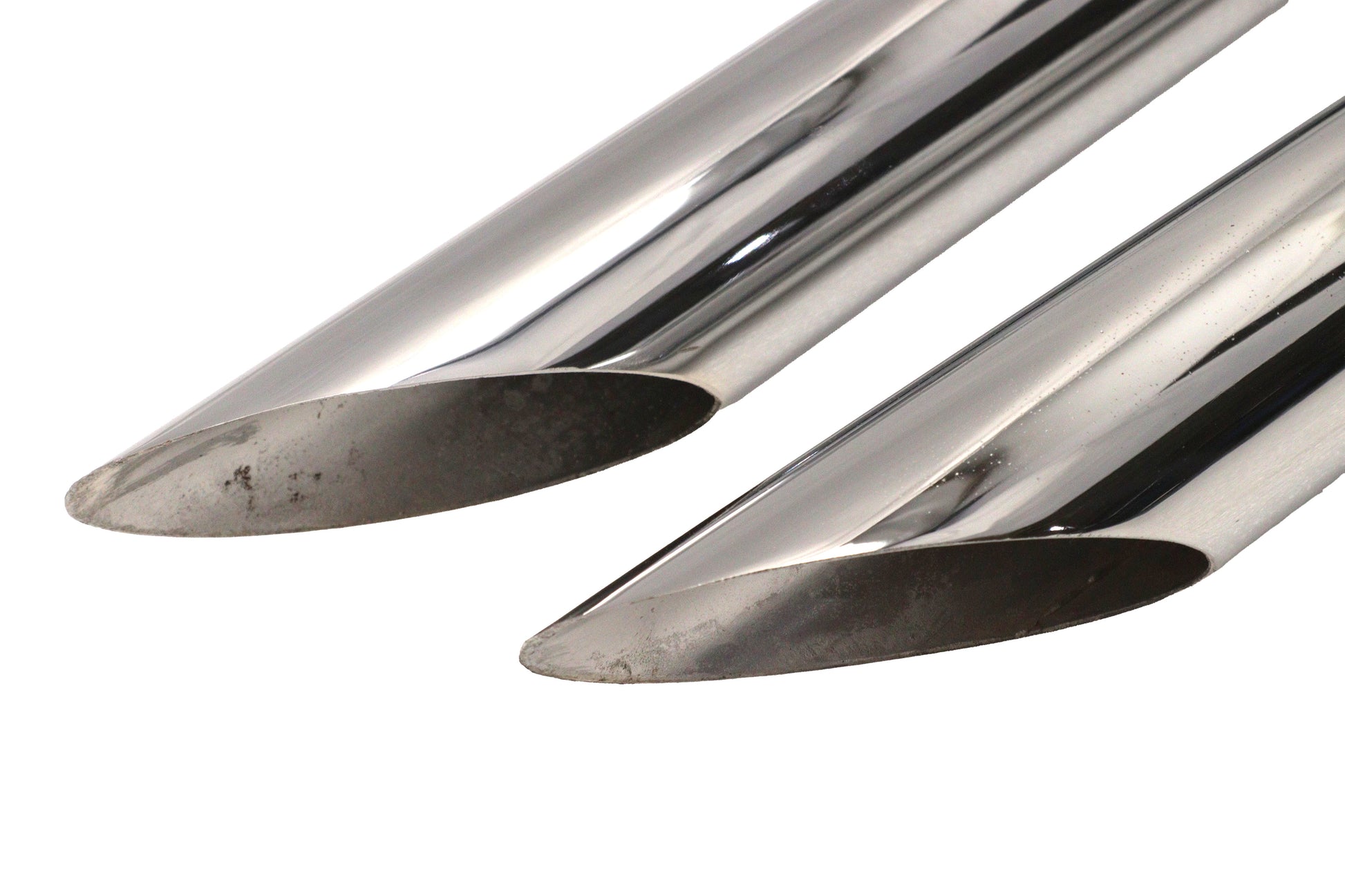 Ultima Big Growl Straight Shooters Exhaust Pipe Set Chrome for Harley Davidson