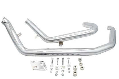 Ultima Big Growl Upswept 'n Outs Exhaust Pipe Set Chrome for Harley Davidson Softail FXST 1986-2017 by Ultima