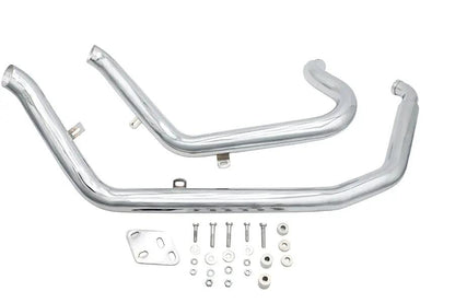 Ultima Big Growl Upswept 'n Outs Exhaust Pipe Set Chrome for Harley Davidson Softail FXST 1986-2017 by Ultima
