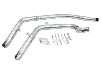 Ultima Big Growl Upswept 'n Outs Exhaust Pipe Set Chrome for Harley Davidson Softail FXST 1986-2017 by Ultima