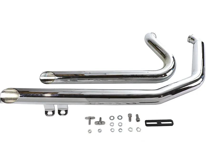 V-Twin Factory Sample Wyatt Gatling Drag Exhaust Pipe Set for Harley Davidson FXST by V-Twin