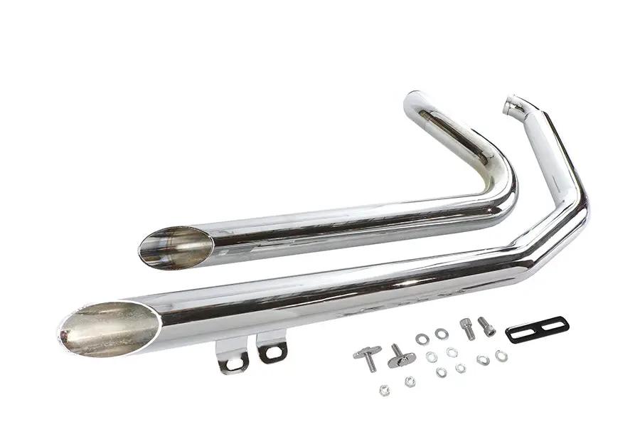 V-Twin Factory Sample Wyatt Gatling Drag Exhaust Pipe Set for Harley Davidson FXST by V-Twin