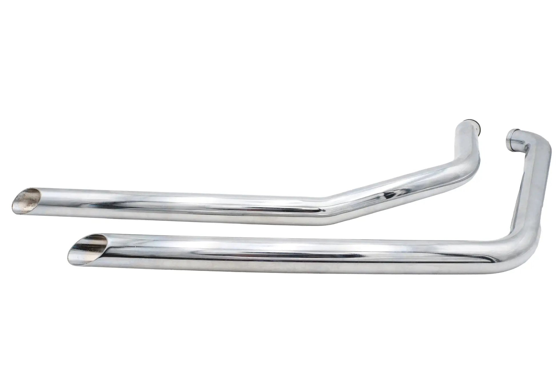 V-Twin Factory Sample Exhaust Drag Pipe Set with Slash Cut Ends for Harley Davidson FXST by V-Twin