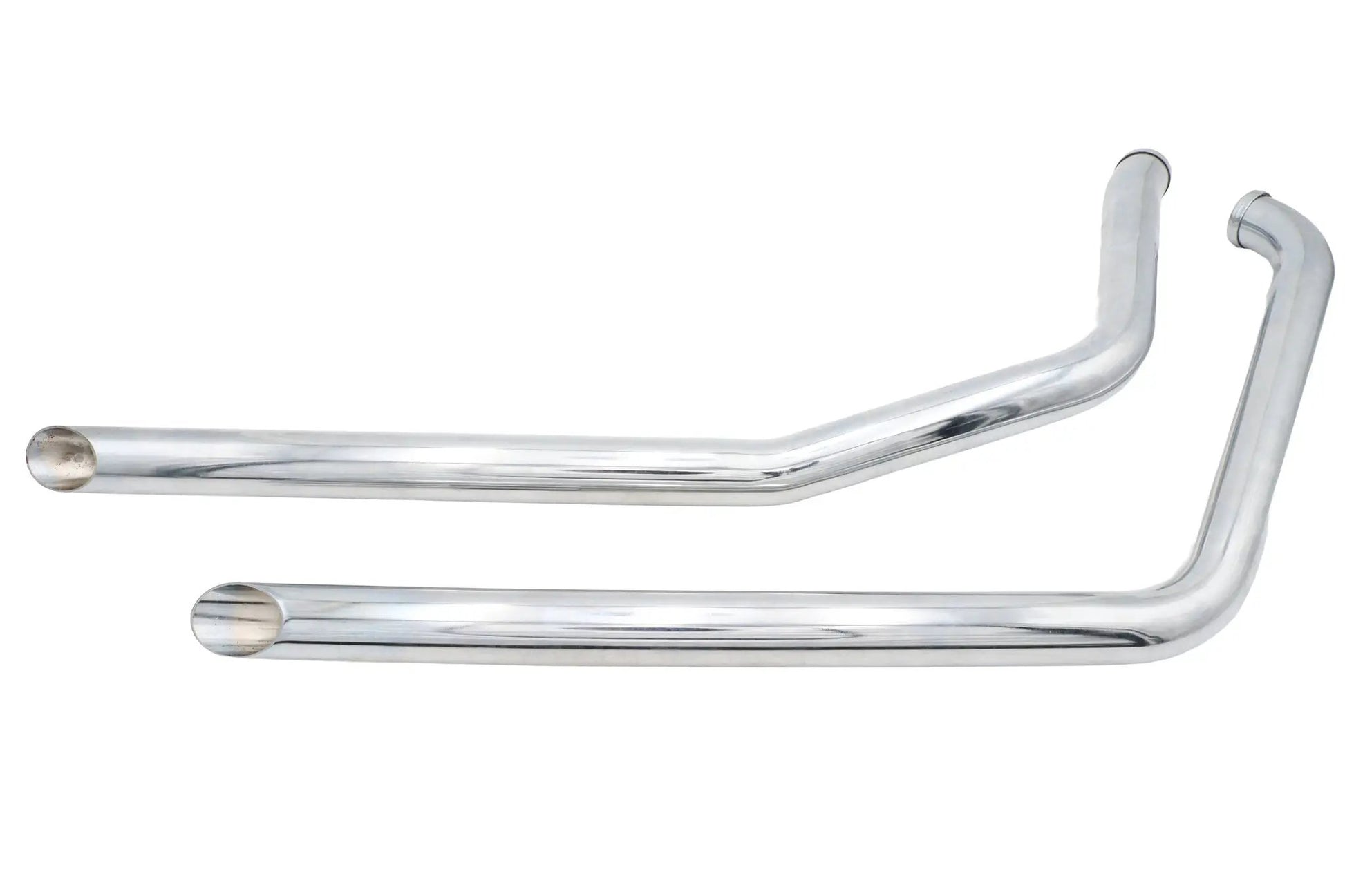 V-Twin Factory Sample Exhaust Drag Pipe Set with Slash Cut Ends for Harley Davidson FXST by V-Twin