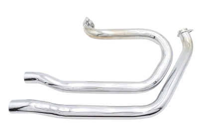 V-Twin Factory Sample Alphabet FX-FXE Exhaust Header Set Chrome for Harley Davidson Fx Models by V-Twin