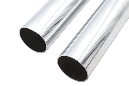 V-Twin Factory Sample Chrome Shotgun-Style Exhaust Drag Pipe Set 30-7082