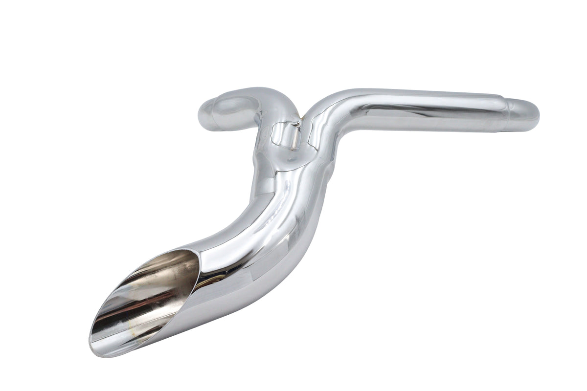 V-Twin Factory Sample Wyatt Gatling FXST Ground Pounder Chrome Exhaust, Part 30-7088