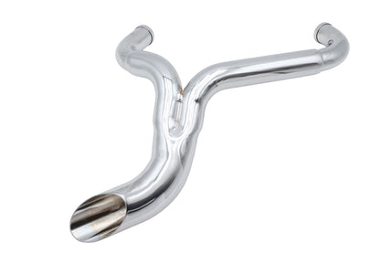 V-Twin Factory Sample Wyatt Gatling FXST Ground Pounder Chrome Exhaust, Part 30-7088