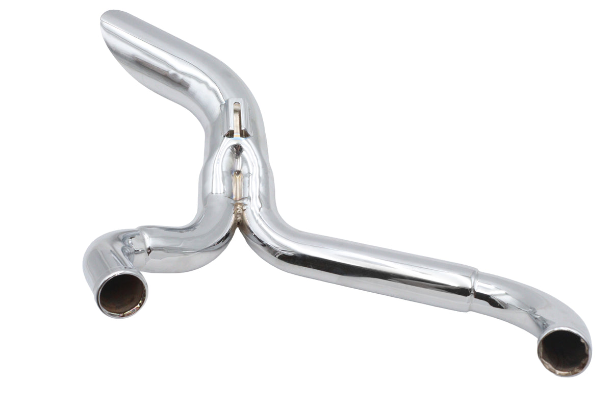 V-Twin Factory Sample Wyatt Gatling FXST Ground Pounder Chrome Exhaust, Part 30-7088