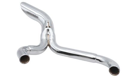 V-Twin Factory Sample Wyatt Gatling FXST Ground Pounder Chrome Exhaust, Part 30-7088