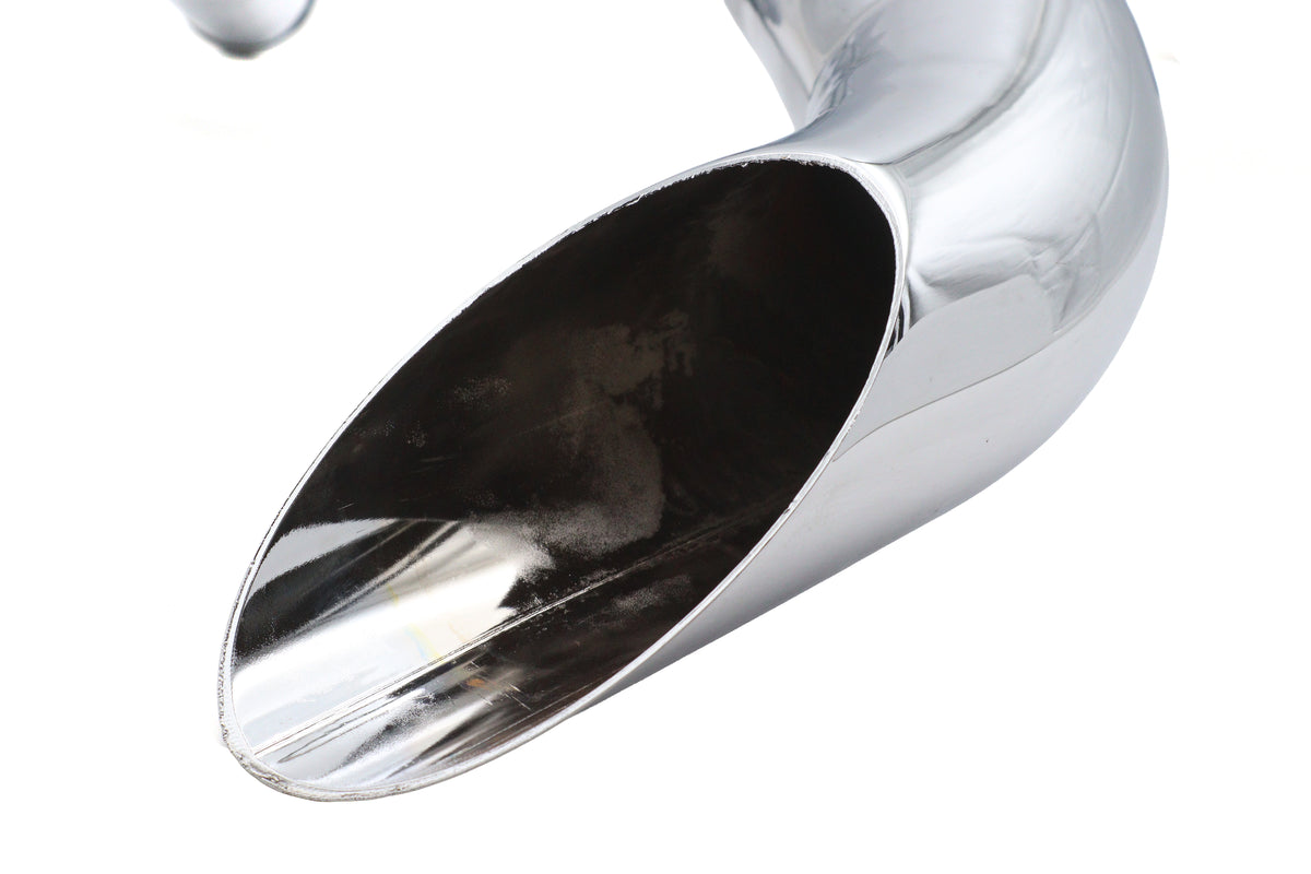 V-Twin Factory Sample Wyatt Gatling FXST Ground Pounder Chrome Exhaust, Part 30-7088