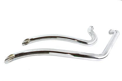 Wyatt Gatling Smooth Radius Pipe Set Chrome for Harley Davidson FXST (1986-1995) by Wyatt Gatling