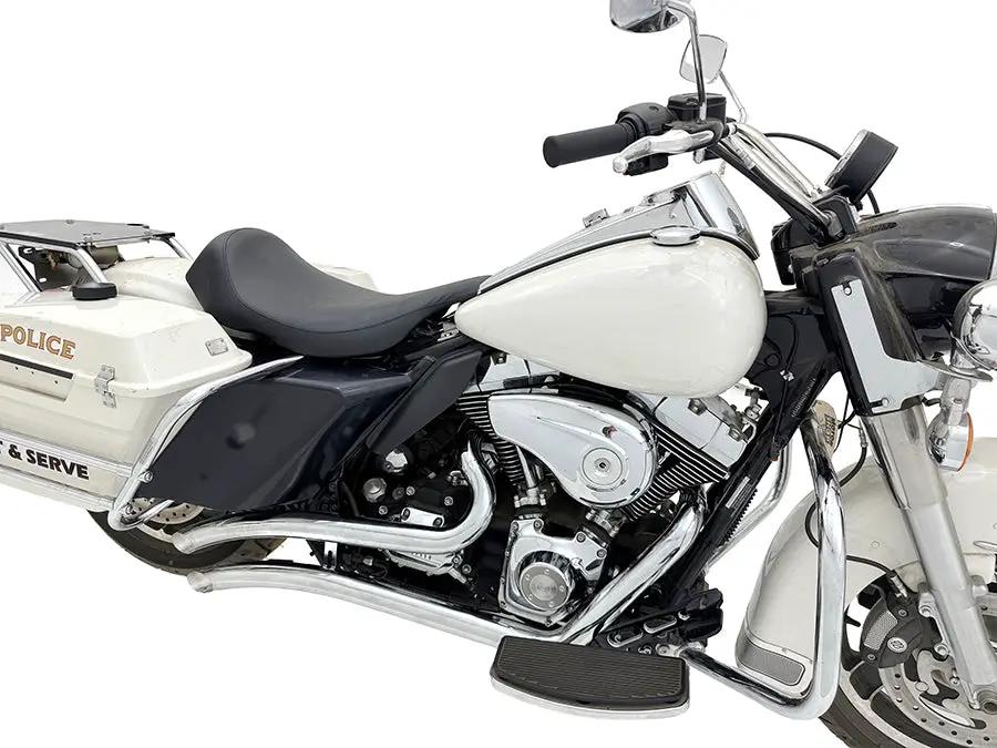 Wyatt Gatling Smooth Radius Pipe Set Chrome for Harley Davidson FXST (1986-1995) by Wyatt Gatling
