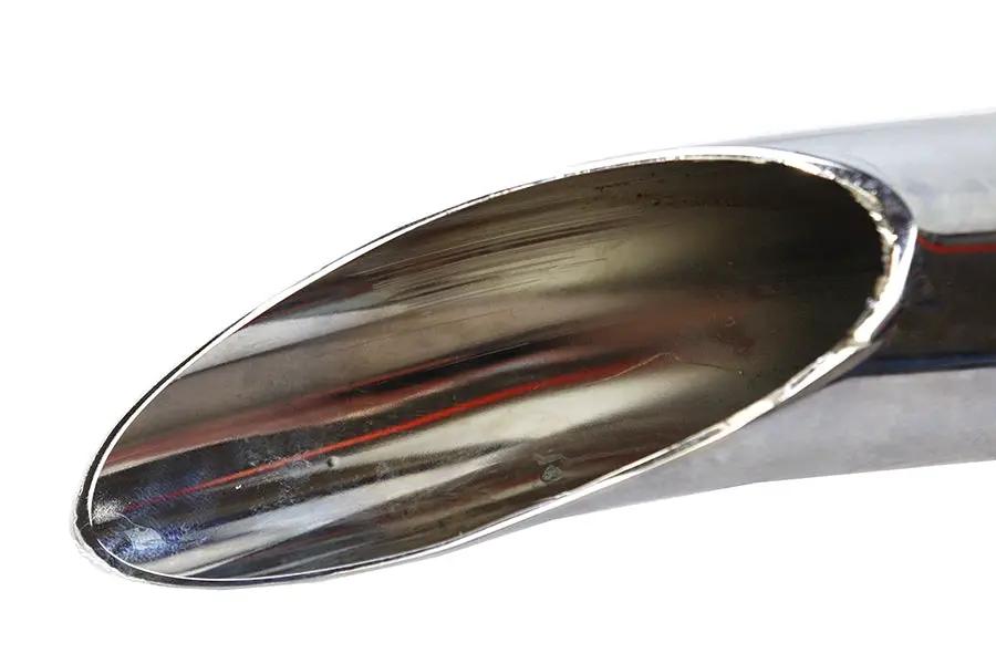 Wyatt Gatling Smooth Radius Pipe Set Chrome for Harley Davidson FXST (2007-2016) by Wyatt Gatling