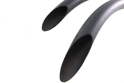 Wyatt Gatling Smooth Radius Pipe Set Black for Harley Davidson FXST (2007-2016) by Wyatt Gatling