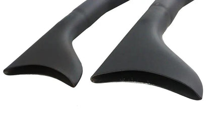 V-Twin FLT Upsweep Straight Fishtail Set with Black Finish for Harley Davidson FLT Models by V-Twin