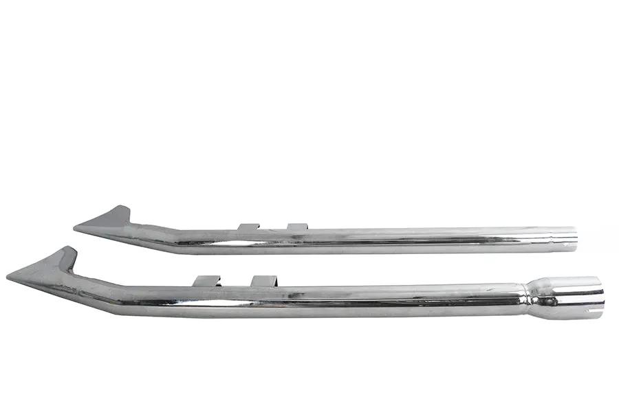 V-Twin FLT Upsweep Straight Fishtail Exhaust Set for Harley Davidson FLT Models by V-Twin