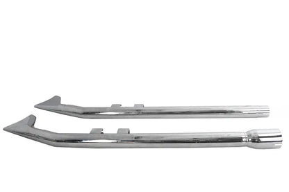 V-Twin FLT Upsweep Straight Fishtail Exhaust Set for Harley Davidson FLT Models by V-Twin
