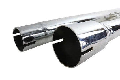V-Twin FLT Upsweep Straight Fishtail Exhaust Set for Harley Davidson FLT Models by V-Twin