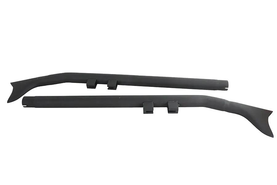 V-Twin FLT Upsweep Straight Fishtail Exhaust Set in Black for Harley Davidson FLT Models by V-Twin