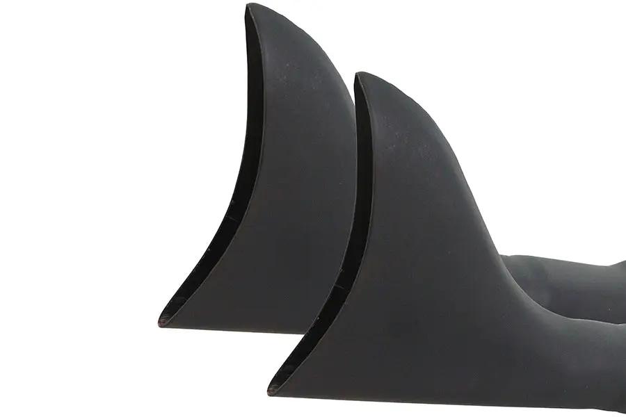 V-Twin FLT Upsweep Straight Fishtail Exhaust Set in Black for Harley Davidson FLT Models by V-Twin