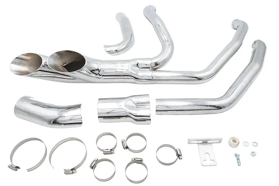 Wyatt Gatling Afterburner Exhaust System Chrome for Harley Davidson FLT (1985-1994) by Wyatt Gatling