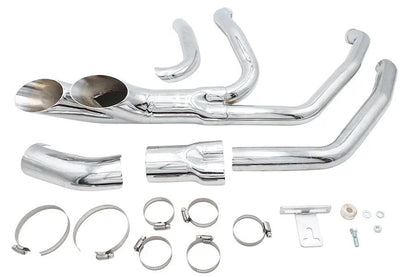 Wyatt Gatling Afterburner Exhaust System Chrome for Harley Davidson FLT (1985-1994) by Wyatt Gatling