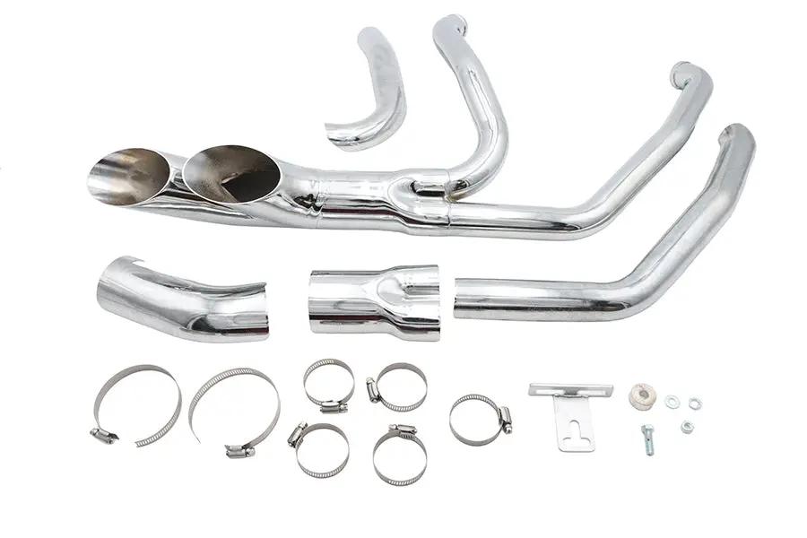 Wyatt Gatling Afterburner Exhaust System Chrome for Harley Davidson FLT (1985-1994) by Wyatt Gatling