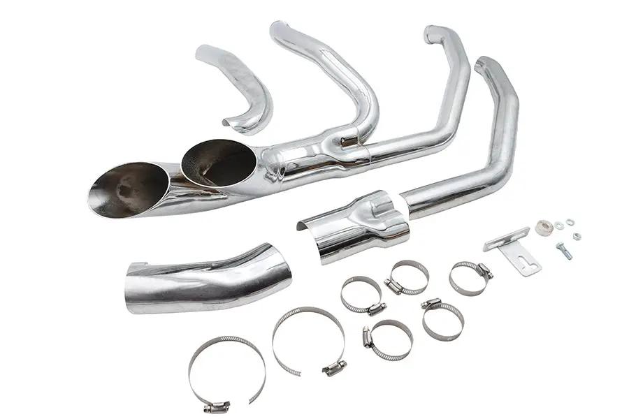 Wyatt Gatling Afterburner Exhaust System Chrome for Harley Davidson FLT (1985-1994) by Wyatt Gatling