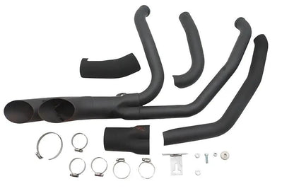 Wyatt Gatling Afterburner Exhaust System in Chrome for Harley Davidson FLT Models by Wyatt Gatling