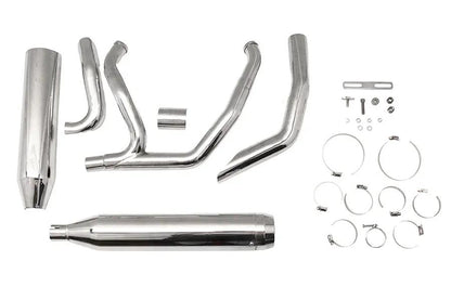 Wyatt Gatling Super Sport Exhaust System for Harley Davidson FLST Models - Chrome Finish by Wyatt Gatling