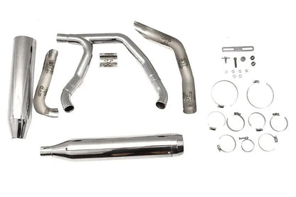Wyatt Gatling Super Sport Exhaust System for Harley Davidson FLST Models - Chrome Finish by Wyatt Gatling