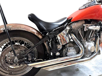 V-Twin Wyatt Gatling Exhaust Drag Pipe Set Down Slash Shorty for Harley Davidson FXST by V-Twin