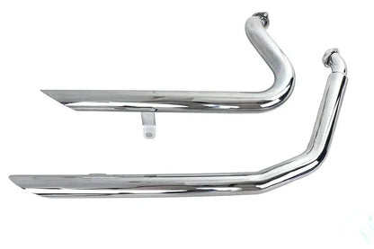V-Twin Wyatt Gatling Exhaust Drag Pipe Set Down Slash Shorty for Harley Davidson FXST by V-Twin